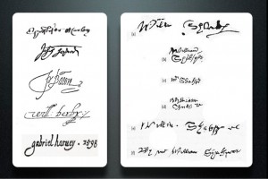 was william shakspere the writer william shakespeare? A comparison of his signatures with those of (other?) literate elizabethans